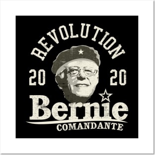 Bernie Sanders Revolution Comandante 2020 Posters and Art